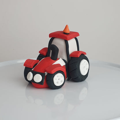 Edible Tractor cake topper